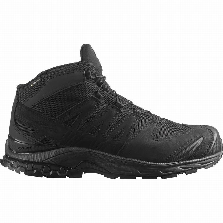 Salomon Xa Forces Mid Wide Gore-tex En Taktická Obuv Panske Čierne |MAX177DO|